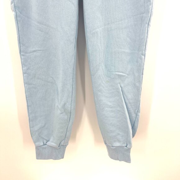 Something Navy Light Blue Cotton Joggers Women's Small - Picture 3 of 6